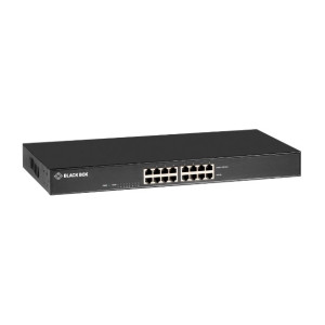 Black Box LPJ008A-T-R2 PoE Gigabit Ethernet Injector - 802.3at, 8-Port, 30W